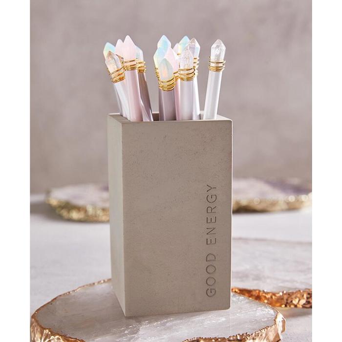 Life I Love You Crystal Pen in Blush Finish
