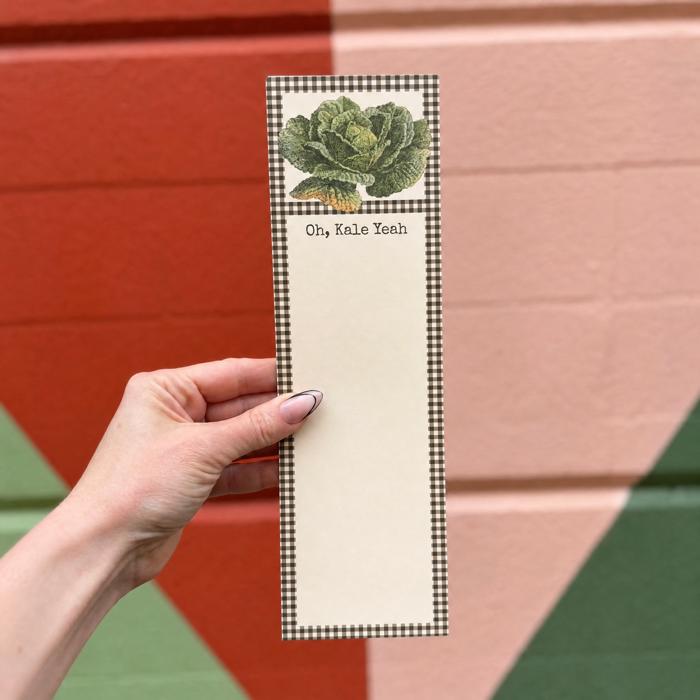 Oh, Kale Yeah Magnetic List Pad | 60 Pages | 2.75" x 9.5"
