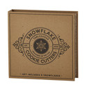  Snowflake Cookie Cutter Set Book Box | Kitchen Gift in Box