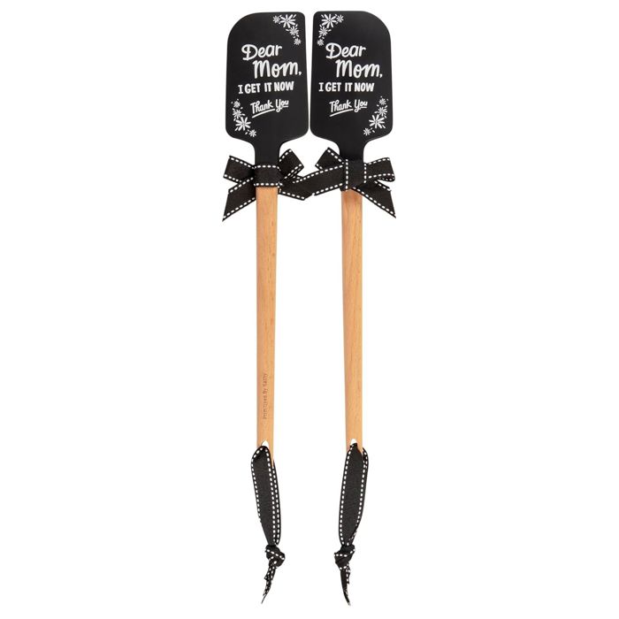 Dear Mom I Get It Now Thank You Spatula | Silicone Kitchen Spatula with Floral Design