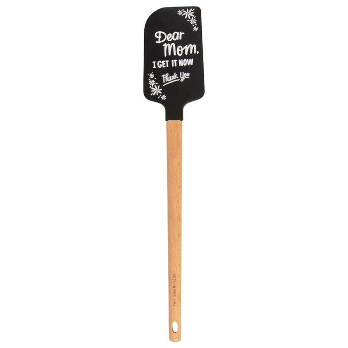 Dear Mom I Get It Now Thank You Spatula | Silicone Kitchen Spatula with Floral Design