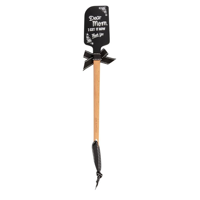 Dear Mom I Get It Now Thank You Spatula | Silicone Kitchen Spatula with Floral Design