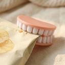  Denture Chip Clips | Set of 4 Teeth-Shaped Bag Clips