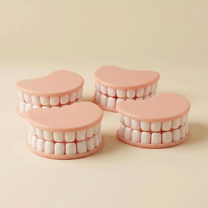 Denture Chip Clips | Set of 4 Teeth-Shaped Bag Clips