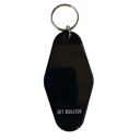  Department of Redundancy Department Motel Style Keychain in Black