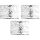  Disco Ball Silver Wrapping Paper Sheets 3-Pack | Grid Cut Gift Wrap | Eco-Friendly Kraft Paper