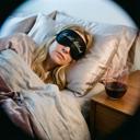  Do Not Disturb Eye Mask + Out of Service Stemless Wine Glass Gift Set