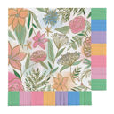 Dried Flowers Images Fringed Summer Cocktail Party Napkins - 25+ Styles, 20 Napkins Per Pack!