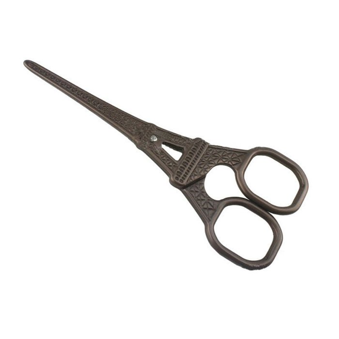Eiffel Tower Mini Scissors in Antique Bronze
