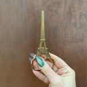  Eiffel Tower Mini Scissors in Antique Bronze | Giftable Stocking Stuffer Embroidery Utility Scissors Desk Accessory