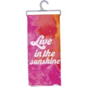  Feeling Groovy Retro Dish Towel Set of 2 in Vivid Colors | Kitchen Hand Tea Dish Cloth Set