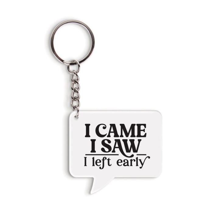 Funny Acrylic Keychains | Witty & Relatable Designs