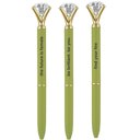  Future Is Female Chartreuse Green Gem Pen | Giftable Single Pen | Novelty Office Desk Supplies
