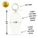  GAY GAY GAY GAY GAY Motel Style Keychain in Black