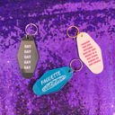 GAY GAY GAY GAY GAY Motel Style Keychain in Black