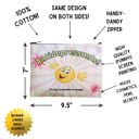 Antidepressants! Canvas Zipper Pouch 9.5" x 7" | Cosmetics Bag or Pencil Case