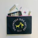  Volunteer Dog Petter Canvas Zipper Pouch 9.5" x 7" | Cosmetics Bag or Pencil Case
