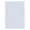  Eat and Sleep Dotted Blue Tea Towel | Extra Large 20" W x 27.5" L | In a Gift Box! | Gift for Her