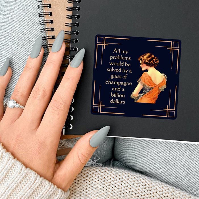 Art Deco Sticker Bundle | Gatsby Retro Glossy Die Cut Vinyl Sticker