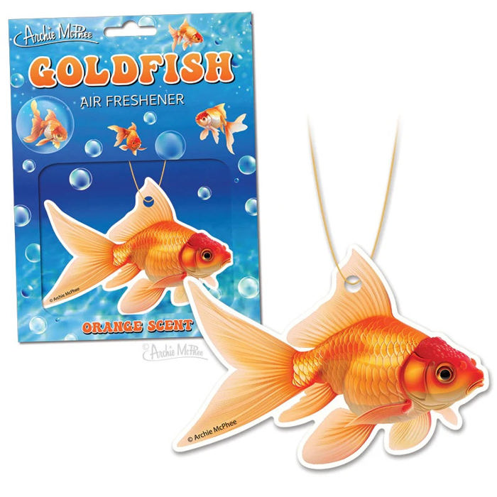 Car Air Freshener Funny - 10 Options - Cat, Mushroom, Goldfish, Squirrel in Underpants, Crow etc. 
