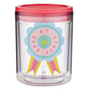  Good At Stuff Double-Wall Short Tumbler | Acrylic Travel Mug with Lid | 4.5"