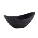  Set of 2 Gothic Cast Iron Oval Bowl | Black Versatile Serving Bowl | 6.5" x 3" x 2.75"