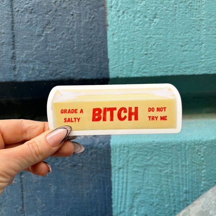 Butter Vinyl Stickers | Fun & Sassy Die-Cut Decals for Butter Lovers