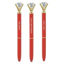  Haute Lips Red Gem Pen Set of 6 | Giftable Quote Pens | Novelty Office Desk Supplies