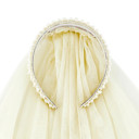  Headband Veil Set | Beaded Bachelorette Party Wedding Veil