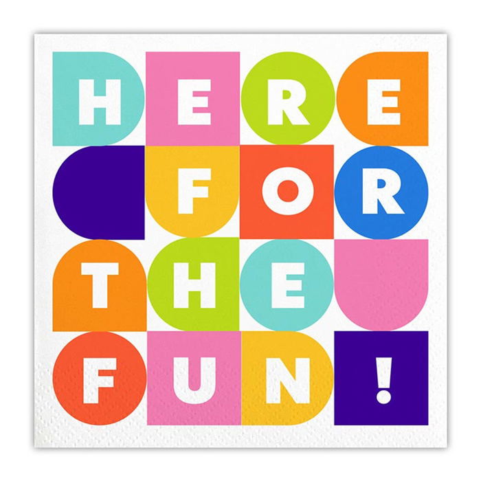 Summer Cocktail Party Napkins - 25+ Styles, 20 Napkins Per Pack!