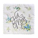  Hot Mess Hankie Retro Floral Print Cotton Handkerchief