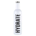  Hydrate Stainless Steel Water or Wine Bottle in White | Holds an Entire Bottle of Wine | 25oz