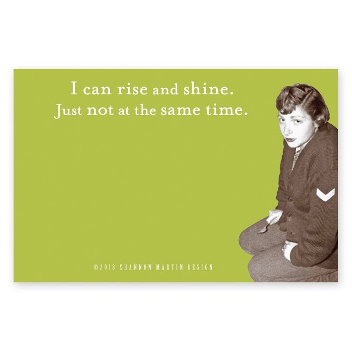 Agree with You, Rise and Shine, Underestimate Me Sticky Notes Set Memo Pads Strong Adhesive | 2-7/8 x 4-3/8 inches | Pack of 3