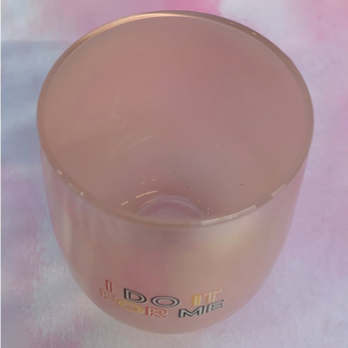 I Do It For Me Stemless Wine Glass in Purple | 20 Oz.
