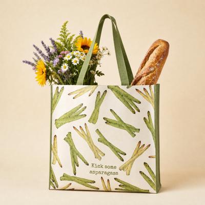 I Don't Carrot All Kick Some Asparagass Market Tote Bag | 15.50" x 15.25" x 6"