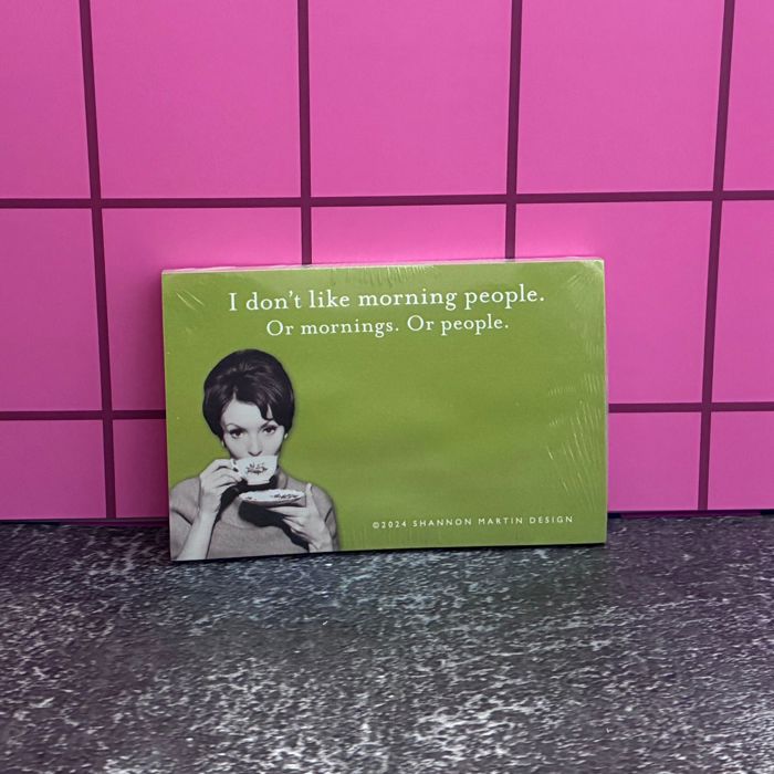 I Don't Like Morning People, So Long Stress, I'd Agree with You Sticky Notes Set Memo Pads Strong Adhesive | 2-7/8 x 4-3/8 inches | Pack of 3