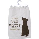  All Food Must Go To The Lab For Testing Dog Dish Cloth Towel Black Lab Labrador Retriever Funny Quote Gift