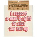  I Support A Man’s Right Swedish Dishcloth Set | Funny Feminist Cleaning Cloths Set of 2