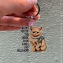  I Wasn't Put On This Earth to do Emails and Housework Keychain