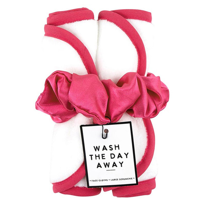 Face Cloth and Scrunchie Set | Linen Makeup Remover Gift Set For Her