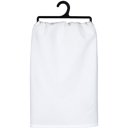  Tell Your Cat I Said Pspspsps Cotton Dish Towel in Black & White | 28" x 28"