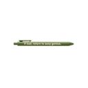  If Lost, Return To Sexy Genius Pen 🌹 | Gel Click Pen in Olive Green