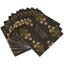 I'll Drink To That Black & Gold Summer Cocktail Party Napkins - 25+ Styles, 20 Napkins Per Pack!
