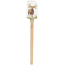  I'm Not Amoosed Double-Sided Silicone Spatula | Vintage Art Moose Wooden Handle Turner Flipper