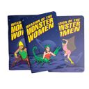  Invasion of the Monster Women Mini Notebooks - Set of 3 | Retro Comic Book Style Illustrations
