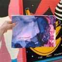  Jumbo Pouch Keep On Dreaming Watercolor Design Colorful Recycled Material Jumbo Zipper Folder | 14.25" x 10"