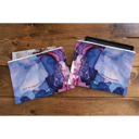  Jumbo Pouch Keep On Dreaming Watercolor Design Colorful Recycled Material Jumbo Zipper Folder | 14.25" x 10"