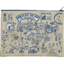  Jumbo Pouch Crazy Cat Lady Apartment Recycled Material Jumbo Zipper Folder | 14.25" x 10"