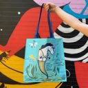  Large Market Shopper Totes with Cute Designs and Sayings | Daily Shopping Storage Bag