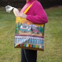  Large Market Shopper Totes with Cute Designs and Sayings | Daily Shopping Storage Bag